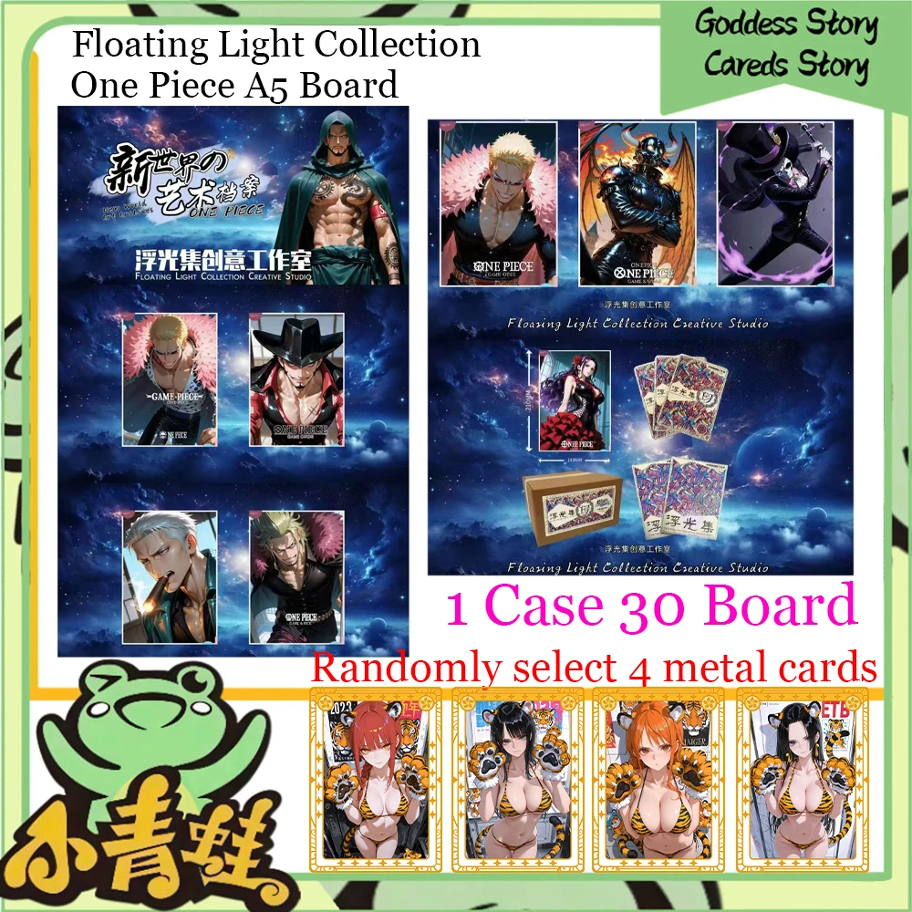 Nueva colección de luces flotantes, tarjetas de una pieza, colección de Anime, cajas misteriosas, juegos de mesa, juguetes, regalos de cumpleaños para niñas y