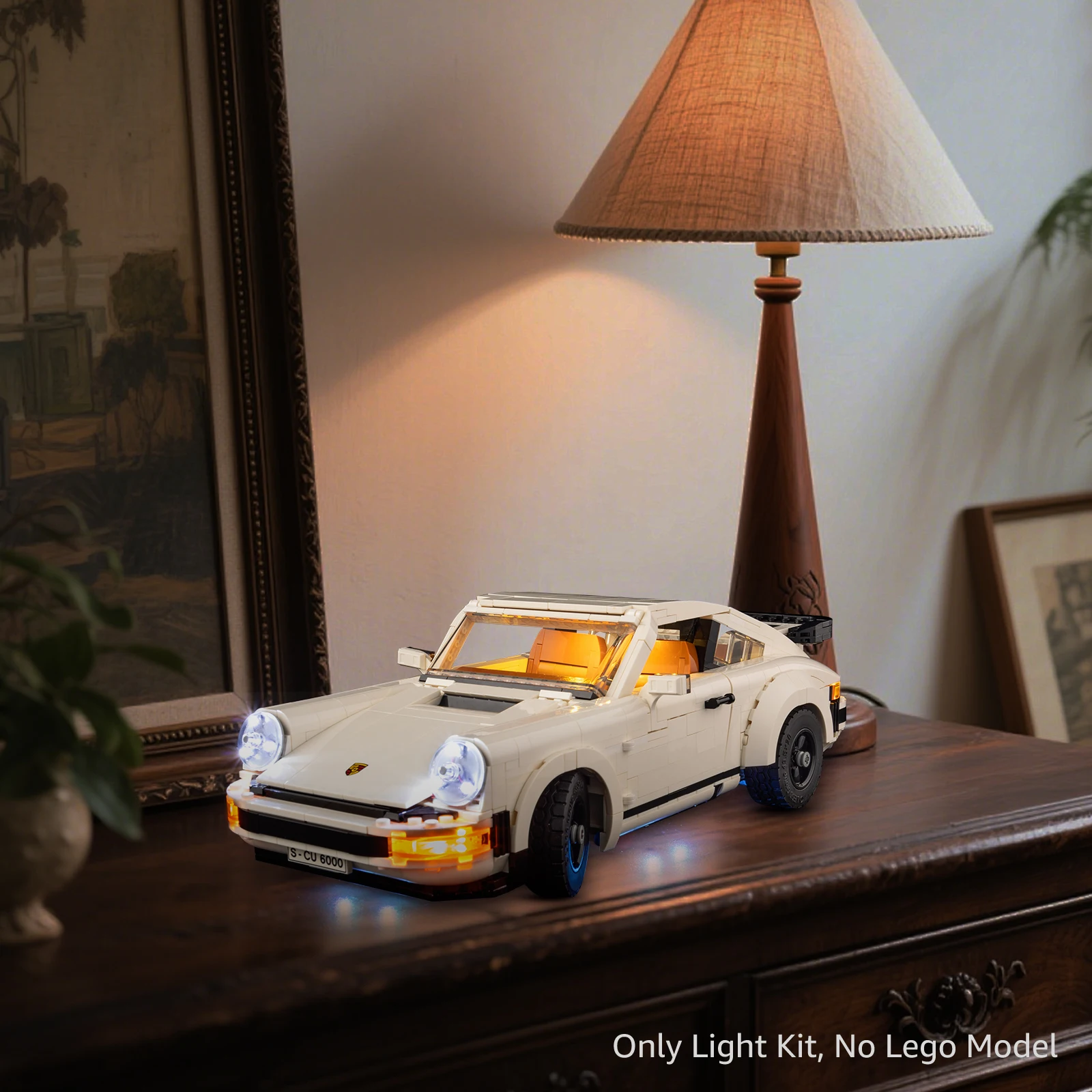 LED-Beleuchtungsset Passend für LEGO Porsche 911 10295 Bausteine