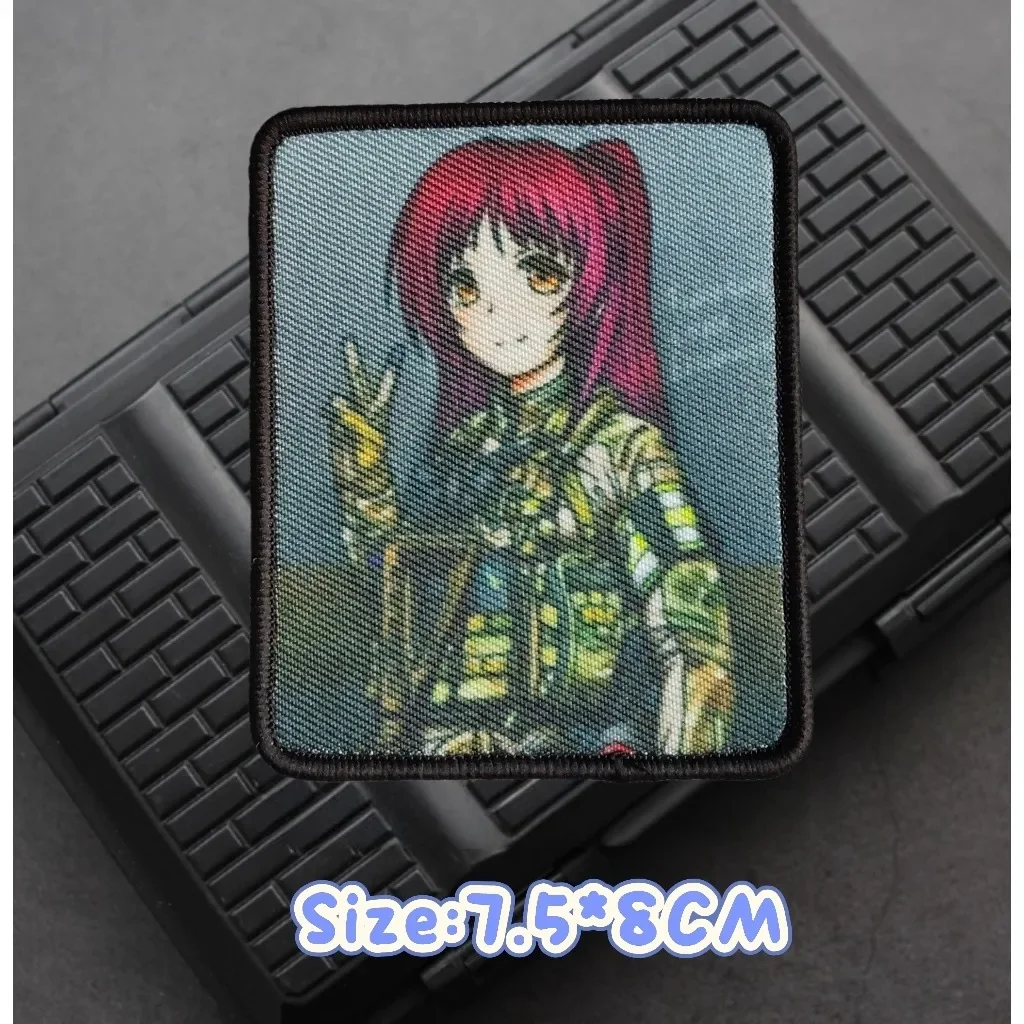 شارات طباعة شارة المعنويات الروسية ، محارب AK ، خطاف عسكري تكتيكي وحلقة ، سترة شارة ، ملصقات حقيبة ظهر ، انتفاضة