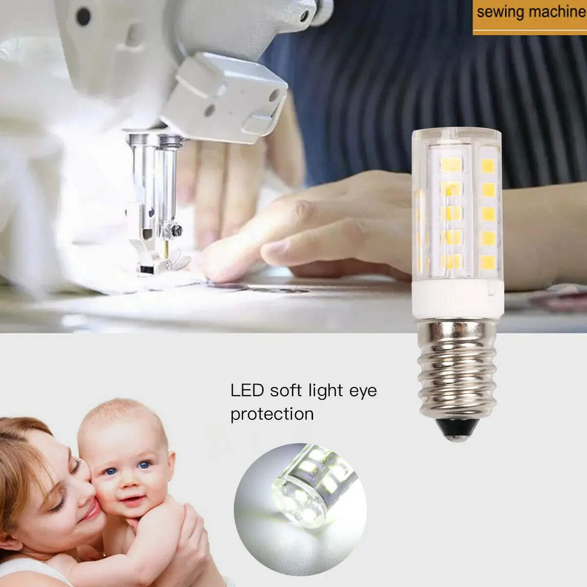 Mini LED Lamp E14 7W 9W 12W  AC 220V 230V 240V LED Corn Bulb SMD2835 33Leds 360 Beam Angle Replace Halogen Chandelier Lights