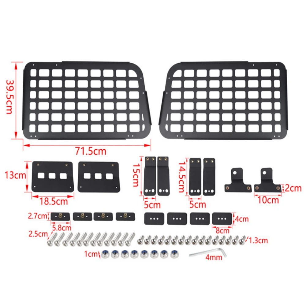 Car Rear Racks for Suzuki Jimny JB33 JB43 2007-2017 Rear Trunk Shelf Storage Bracket Luggage Rack Auto Interior Accessories Iron