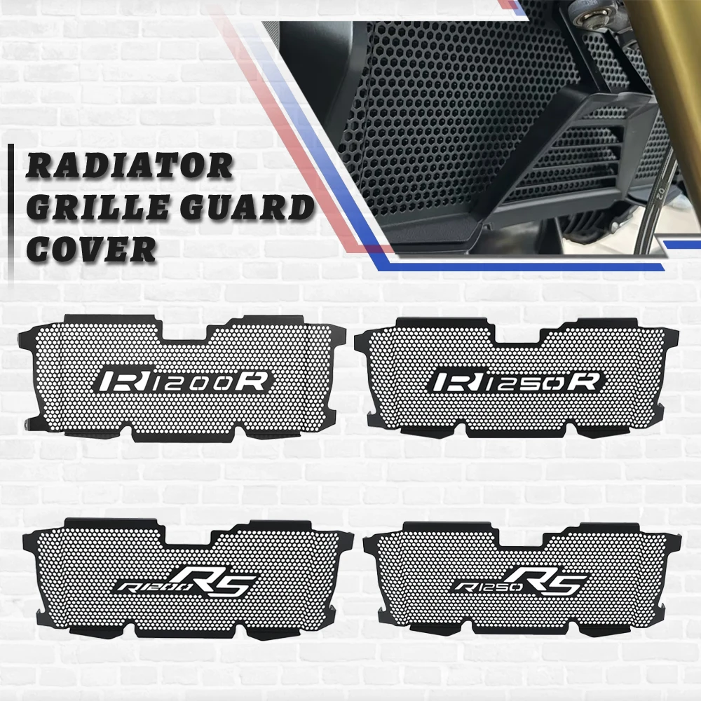 

2023 2024 Motorcycle Radiator Grille Guard Cover Protector For BMW R1200R R1200RS R1250R R1250RS R 1200 R R 1250 R RS 2015- 2022