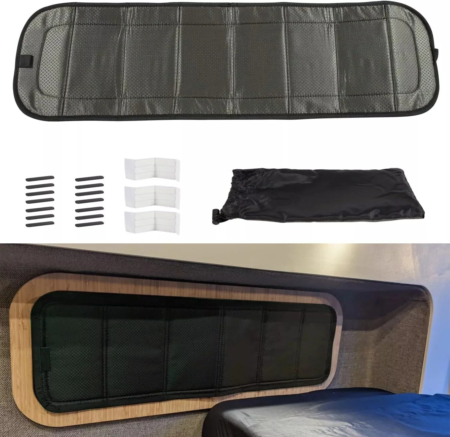 MX Bunk Window Covers Car Windows Shade Sun Blackout Fabric (36