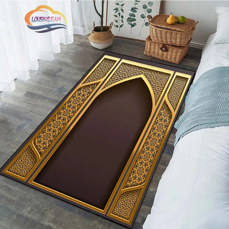 Religious carpet Turkish Prayer Rug Ramadan rug  for Woman Personalize Custom  Muslim Carpet Islam  religious belief