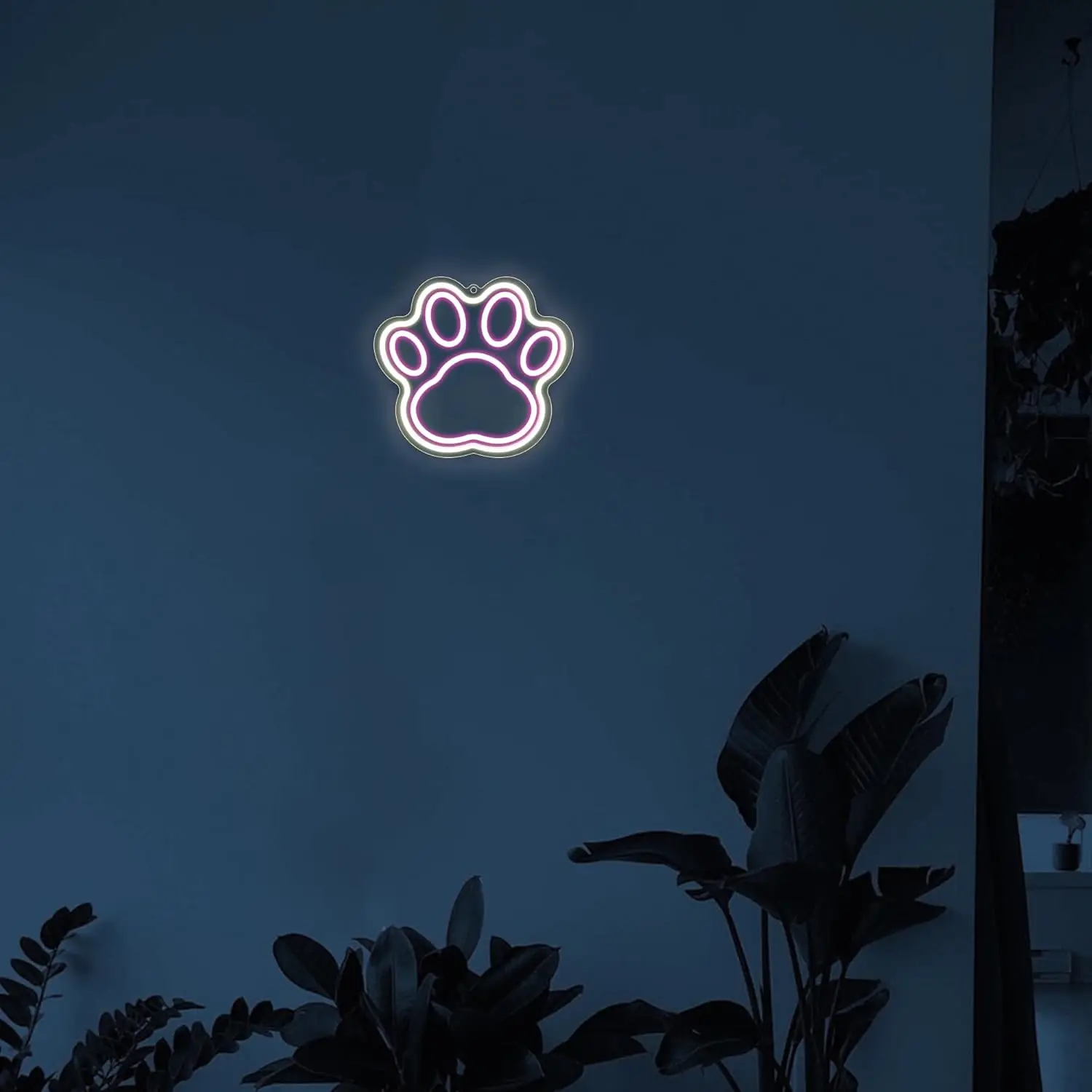 ضوء النيون باللون الوردي ، طاقة USB ، عاكس الضوء ، حفلات غرفة المعيشة ، عيد الميلاد ، أعياد الميلاد ، ديكور معلق في المنزل ، ديكور الغرفة #5