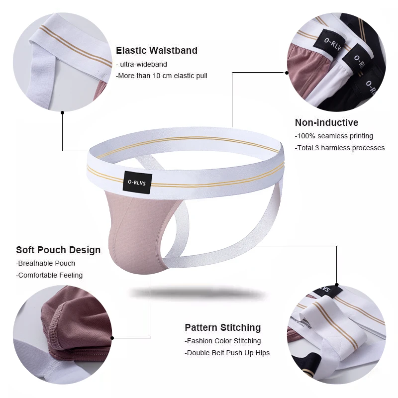 Sexy Tоy Mens Fashion Thong Man New Hot Summer Jockstraps Underwear Men Men's Panties Thongs Packs G-string Adult Underpants T
