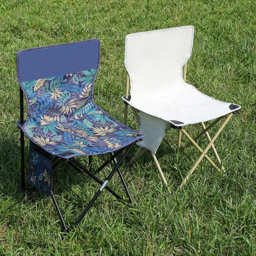 

Lightwear Foldable Chair Barbecue Thicken Oxford Cloth Double Layer Outdoor Chair Stable Strong Family Camping Chair