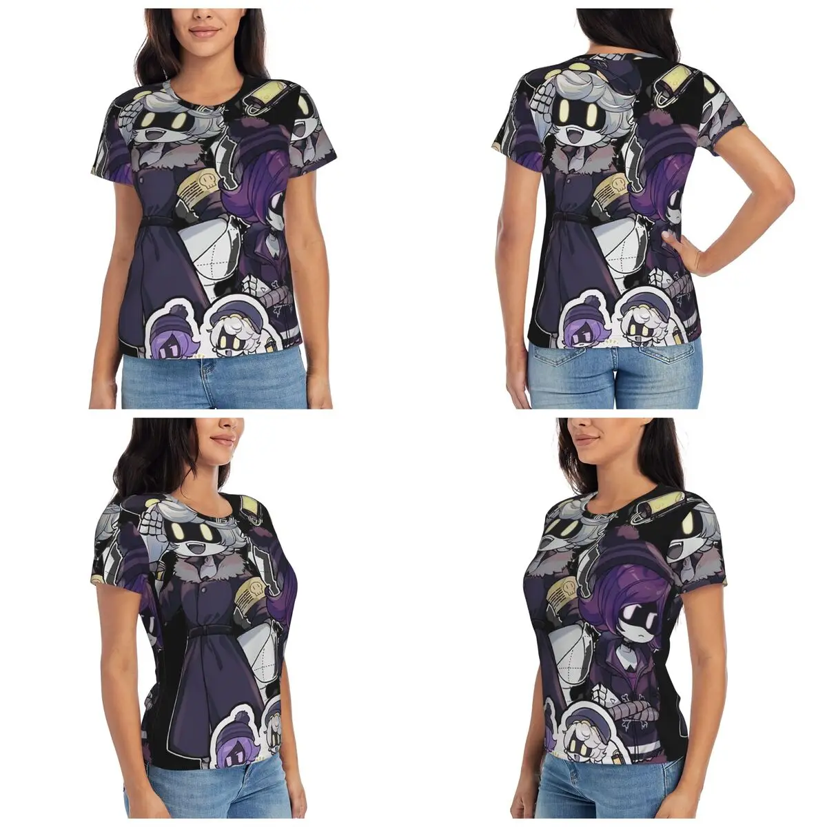 Murder Drones N And Uzi Doorman T-Shirt Women Short Sleeve T Shirts Round Neck Clothing Cotton Summer Tees Streetwear