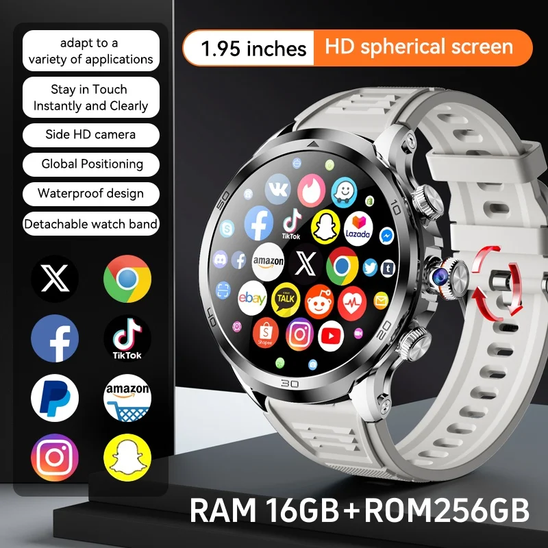 

Original H19 Smartwatch HiSportPro App Smart Watch With Rotary Camera GPS Position WIFI Connect NFC Sim Card Slot For Men Kids