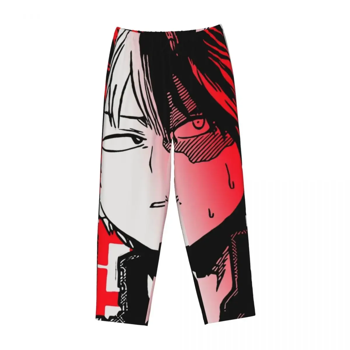 

Женские пижамные брюки Custom SHOTO - My Hero Academia в стиле поп-арт с карманами для отдыха и сна