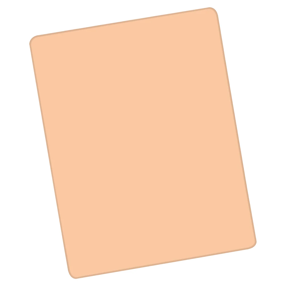 

Silicone Tattoo Practice Skin Double Sided 1mm Thick Reusable Makeup Artificial Board Mannequin Face Practice