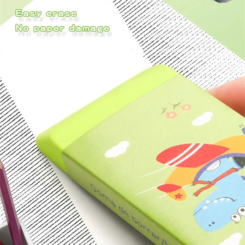 Cartoon Cute Giant Eraser Safe for Students Correction Supplies Professional Oversized Eraser for Sketch Writing Stationery Gift