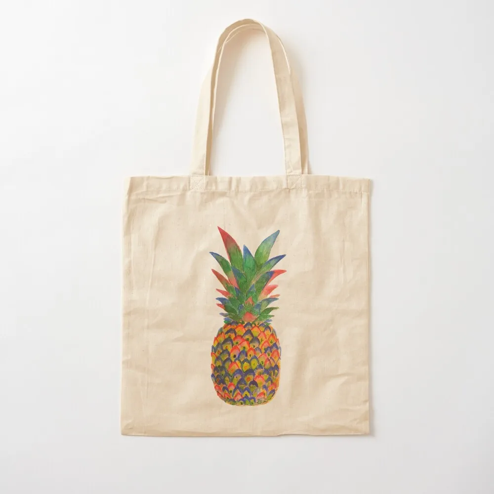 مجردة الأناناس حمل حقيبة التسوق حقيبة العربة حقيبة قماش للنساء حقائب اليد النسائية المتسوق #2