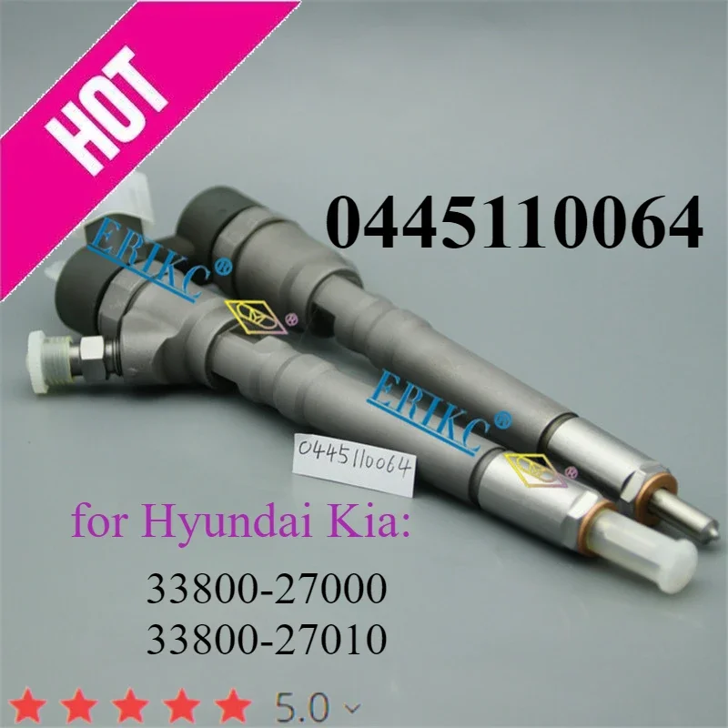 

0445110064 Дизельный инжектор Common Rail 33800 27000, распылитель 0 445 110 064 для Hyundai Kia 33800-27000 33800-27010