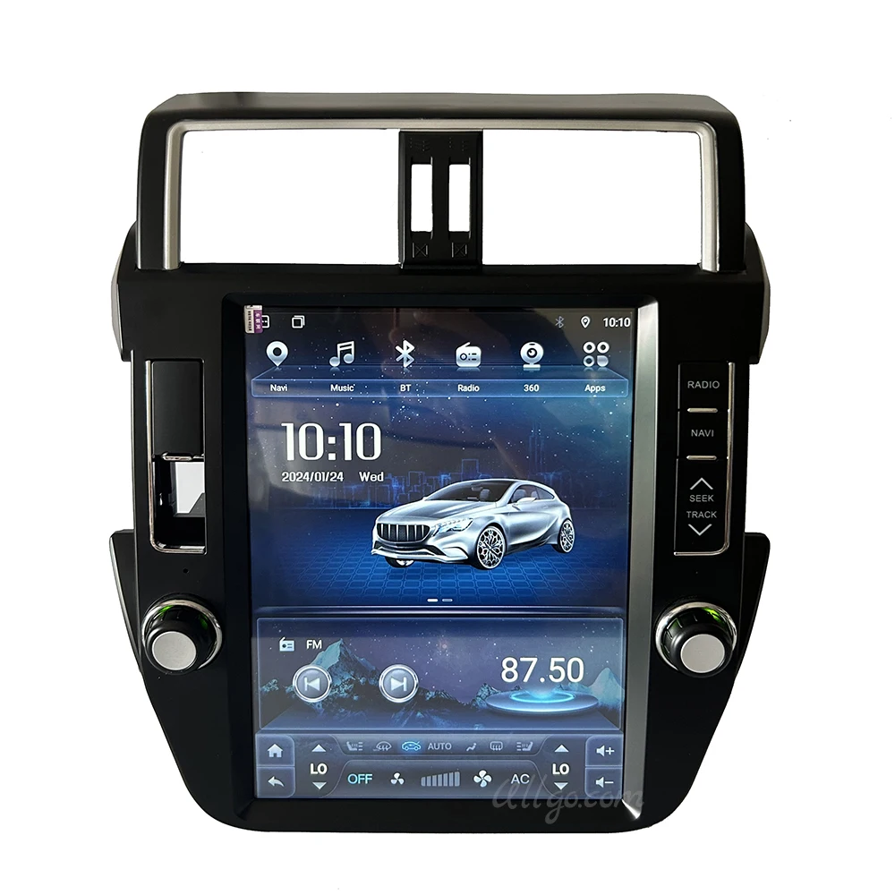 12.1 Inch Vertical Screen Android Car Head Unit for Toyota Prado 150 2014-2017
