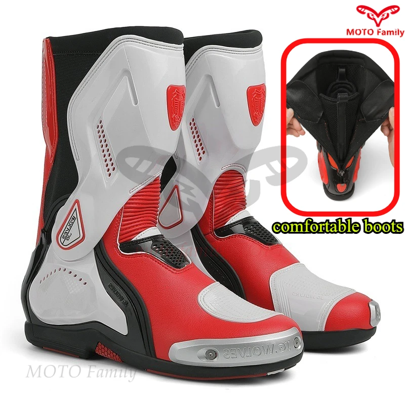 

Motorcycle riding waterproof non-slip falling locomotive boots shoes universal breathable knight lightweight motorcycle boots
