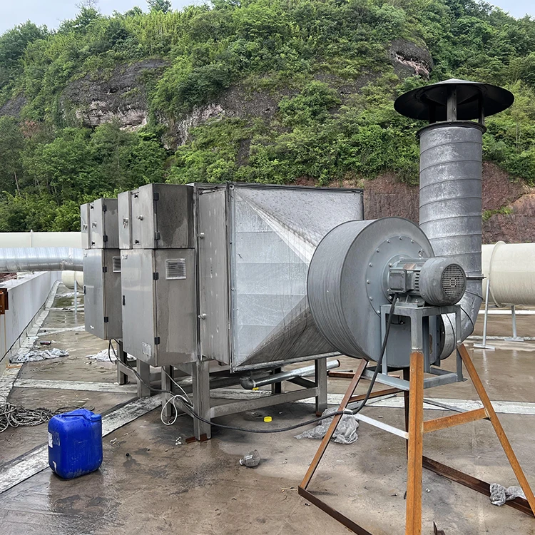 Précipitateur électrostatique industriel pour la filtration des fumées noires et l'élimination des gaz de combustion