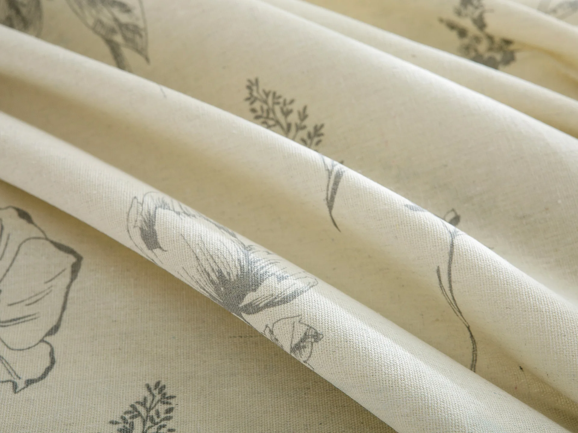 150 cm Round Tablecloth Cotton Linen Table Cloth Dust-Proof Floret Circular Table Cover for Kitchen Dinning Room Tabletop Decor