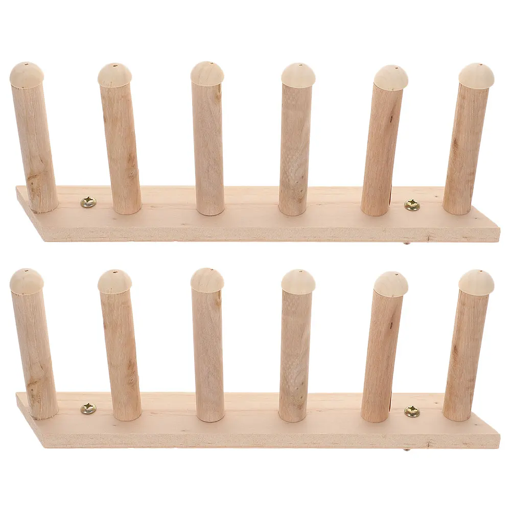 

2 Pcs Cat Wall Steps Wooden Climbing Shelf 6 Ladders 27cm Long Each Sturdy Design Furniture Indoor Cats