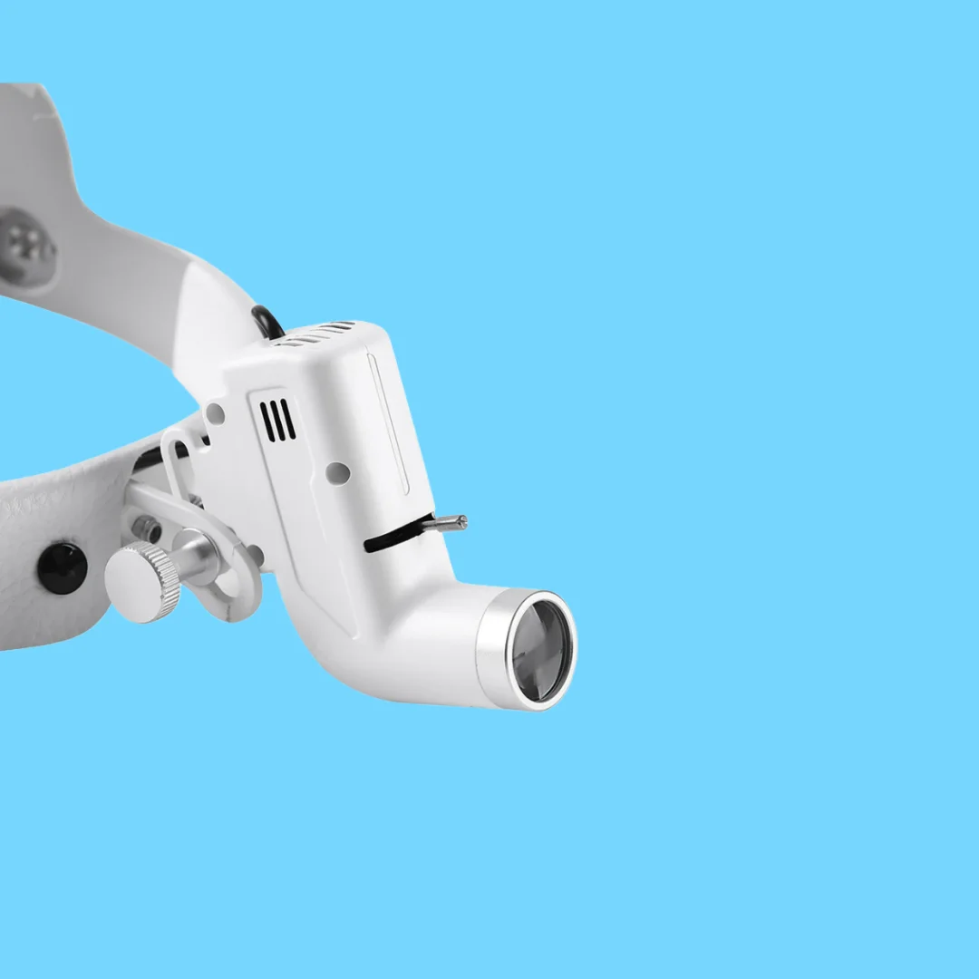 

5W Dental LED Headlight for Surgical Loupes, Adjustable Brightness & Spot Size Head Lamp for Dentist Orthodontic Surgery