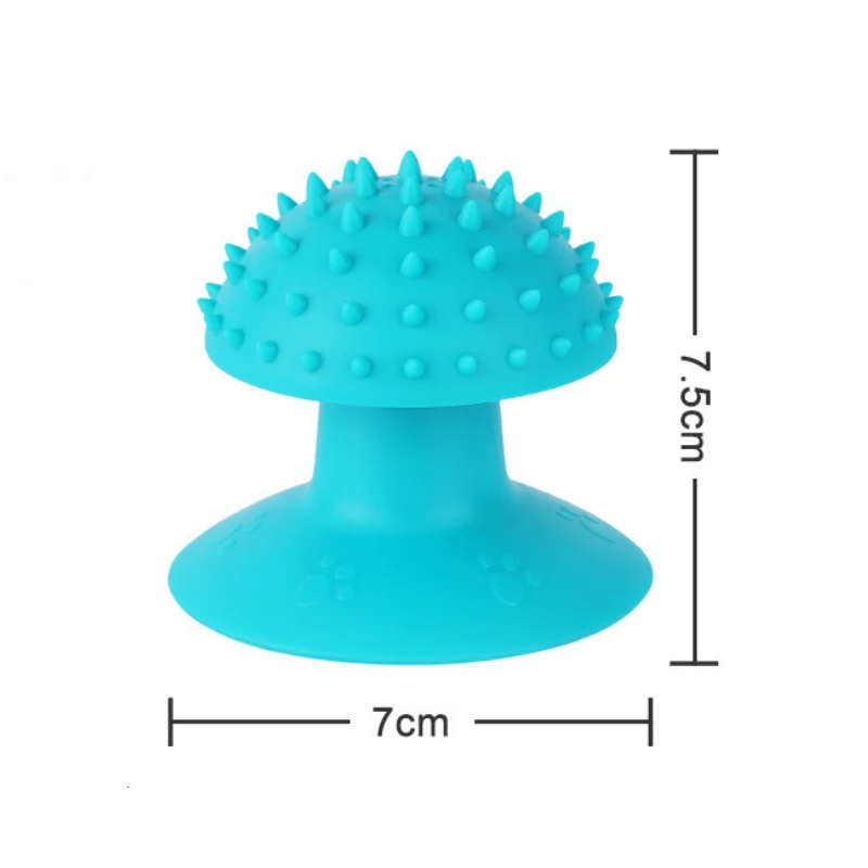Pet Cat ventosa Scrubber per capelli massaggiatore Scratch Scratch Scrubber pettine per gatti spazzola per massaggio a ventosa