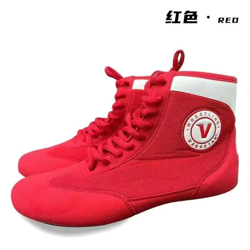رائجة البيع أحذية المصارعة الرجال النساء تنفس أحذية الملاكمة للشباب مصمم القتال حذاء الأزواج حذاء تدريب الصالة الرياضية #4