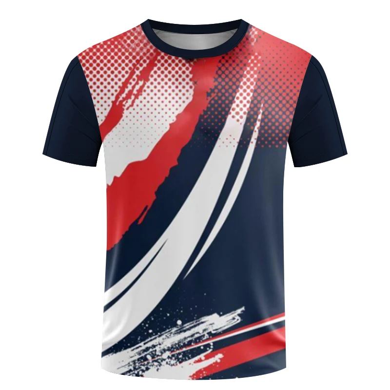 Camisetas de manga corta para hombre y mujer, ropa deportiva transpirable para gimnasio, bádminton, correr, entrenamiento diario, Fitness, tenis de mesa