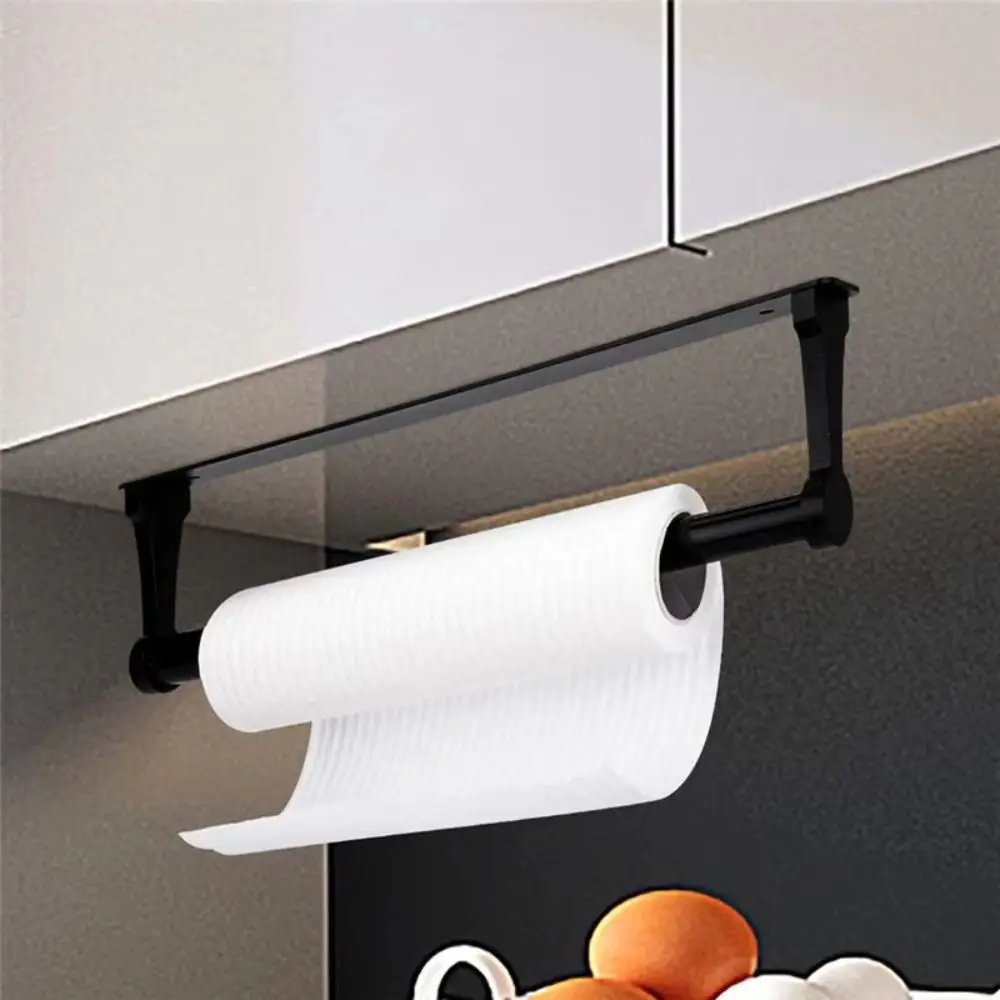 

Stainless Steel Paper Towel Holder Heavy Duty Space Aluminum Tissue Paper Holder Non Perforated Black Gold Toilet Roll Holder