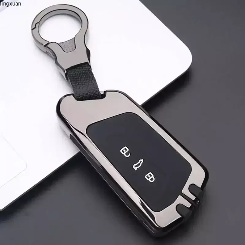 

Zinc Alloy Car Key Case Cover Shell For VW Volkswagen Golf 8 MK8 ID.3 ID.4 Cupra Skoda Octavia A8 SEAT Leon MK4 20- 21 Accessory