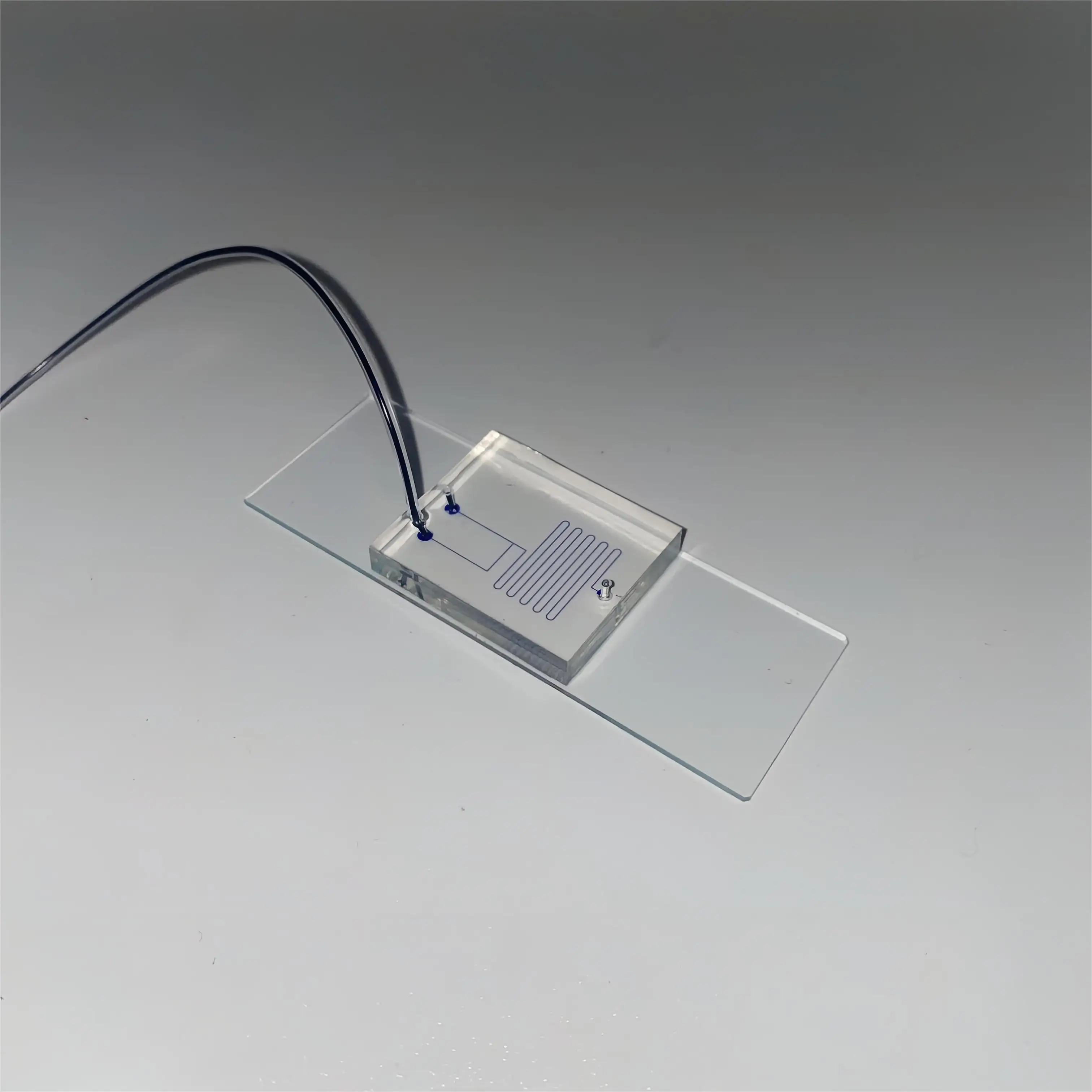 T-Junction PDMS Microfluidic Chip for Biological Lab, 50μm Microsphere Microemulsion Droplet Generation Experimental Consumable