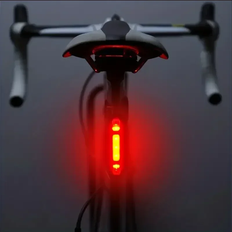 

USB перезаряжаемый велосипедный фонарь, передний фонарь с задним фонарем, простой в установке, 4 режима, аксессуары для велосипеда для велосипеда