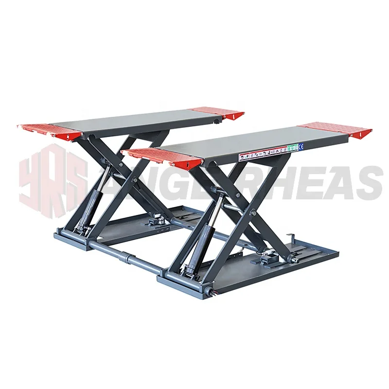 New Design Portable And Movable Scissor Car Lift With Hydraulic Car Lifter Factory Directly