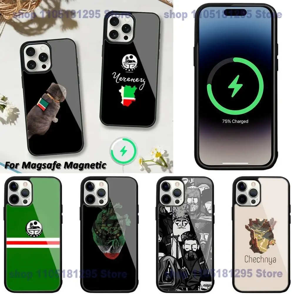 

Chechen National Flag For iPhone 17,12,11,14,13,15,16,Plus,Air,Pro,Max,E,Mini for Magsafe Magnetic Frosted Phone Case
