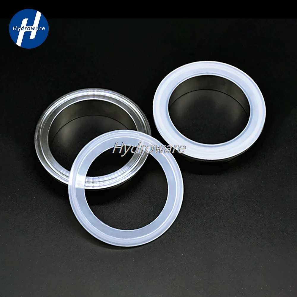 Sanitary Silicone Tri Clamp Gasket Food Grade 25.4 38 50.5 64 77.5 91 106 119mm O-Ring Seal Washer High Pressure Ferrule Fitting