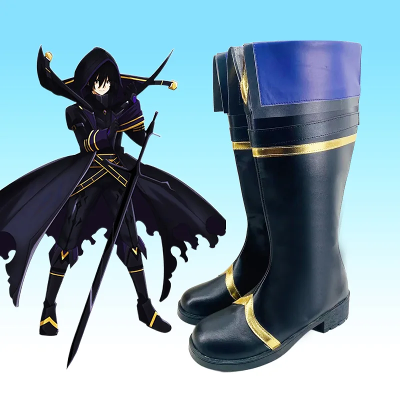 

The Eminence in Shadow Cid Kageno Cosplay Shoes Long Boots Anime Halloween Custom Made Shoes Cosplay Shoes Outfit Party Prop