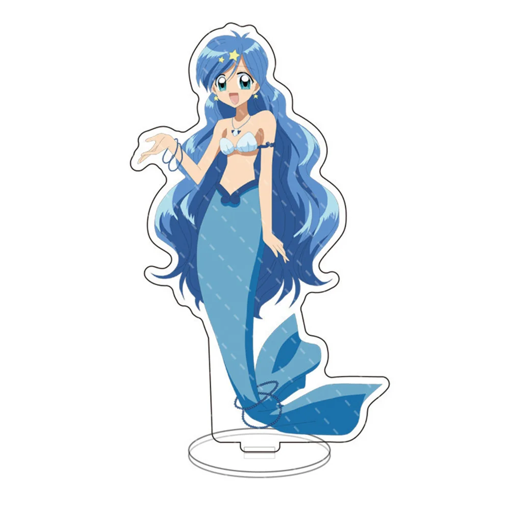 Hot Anime Mermaid Melody Pichi Pichi Pitch Acrylic Stand Model Figure Cosplay Plate Holder Topper Fans Desk Decor Plate Gift