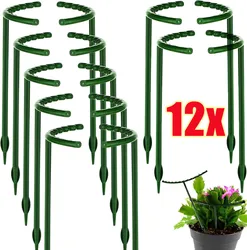 Plastic Plant Support Ring Orchard Garden Support Pile Stand for Flower Greenhouses Arrangement Fixing Rod Holder Gardening Tool