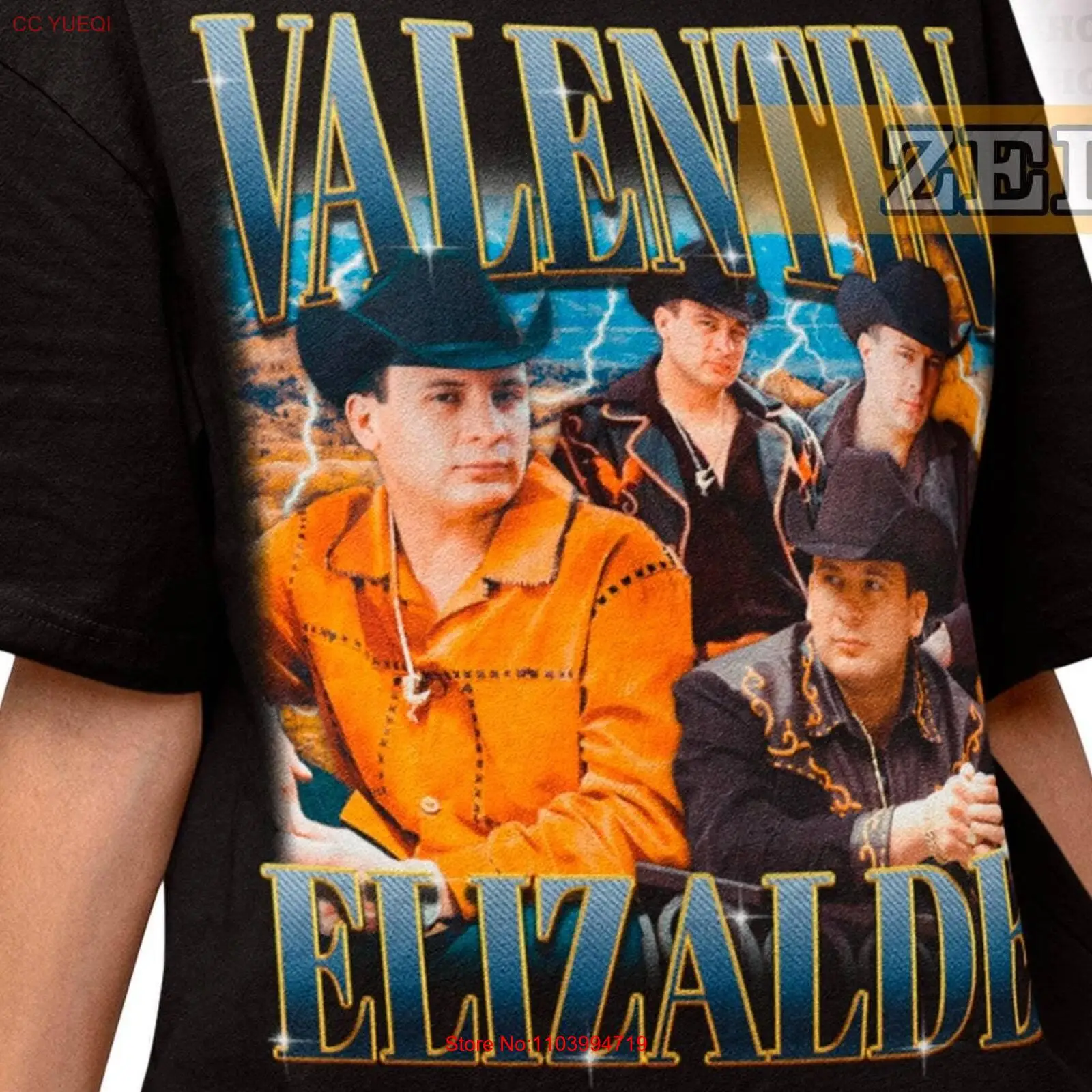 Valentin Elizalde Retro 90s Tee - Valentin Elizalde Sweater - El Gallo de Oro Sh