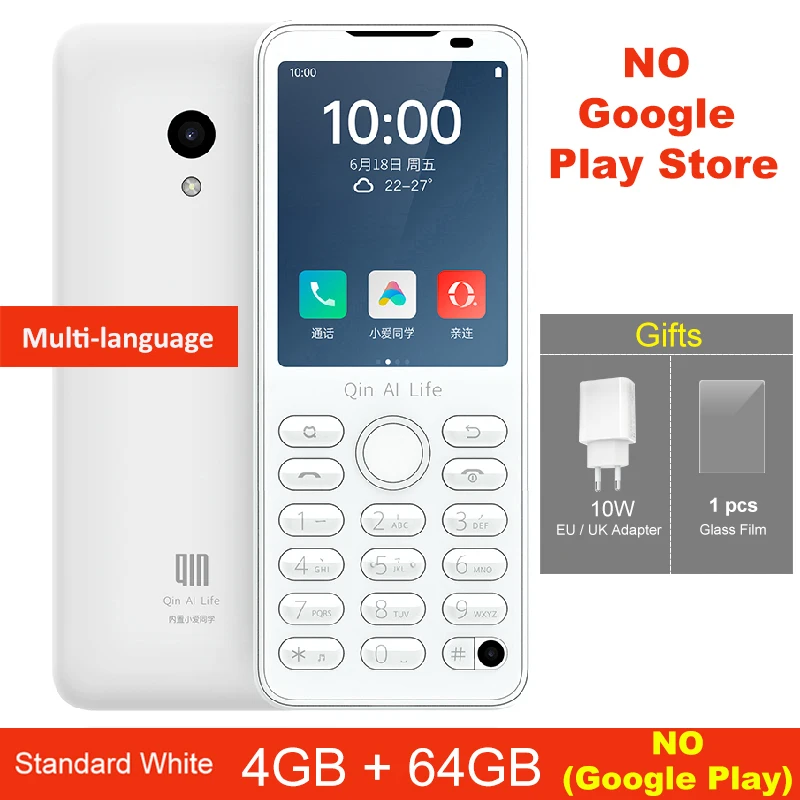 新しい秦 F21 プロスマートタッチスクリーン電話 Wifi + 2.8 インチ 3