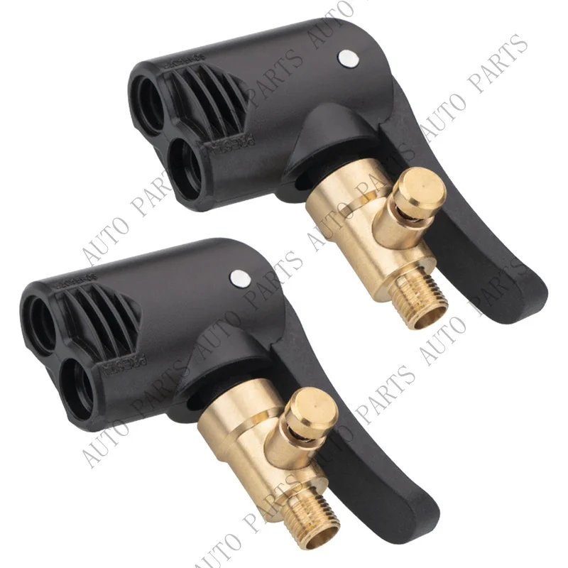 A+ Bicycle Air Pump Adapter Set 2PCS for Presta Tire Tubes with Dual Head