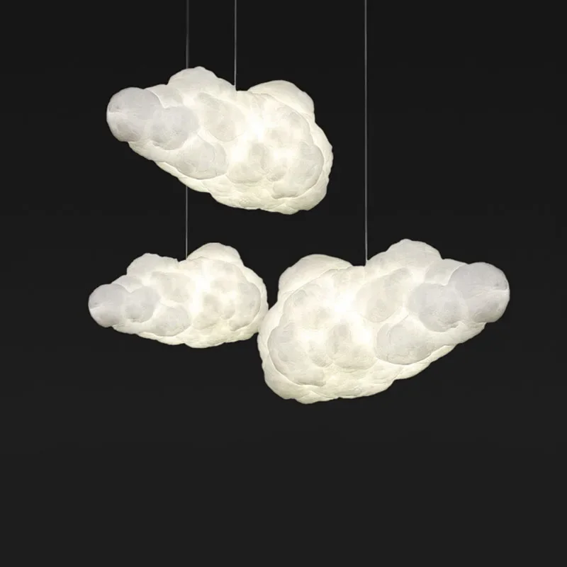 雲の形をした吊り下げ式ledシーリングライトモダンなデザイン屋内照明装飾的なシーリングライトリビングルームダイニングルームレストランキッチンに最適です。