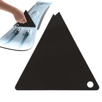 Snowboard Wax Scraper Triangle Portable Black Ski Wax Remover Snowboard Wax Removal Tool Accessories Repair Maintenance Gear