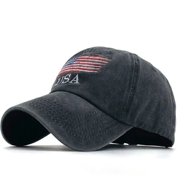 Wholsale Fashion USA Flag Camouflage Baseball Cap For Men Women Snapback Hat Army American Flag Bone Trucker High Quality