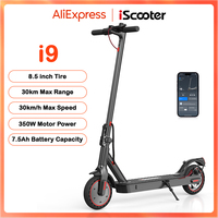 iScooter i9 Electric Scooter 350W Scooter for Adults 7.5Ah 30km/h Foldable Scooters 8.5 inch Honeycomb Tire scoorter electrico