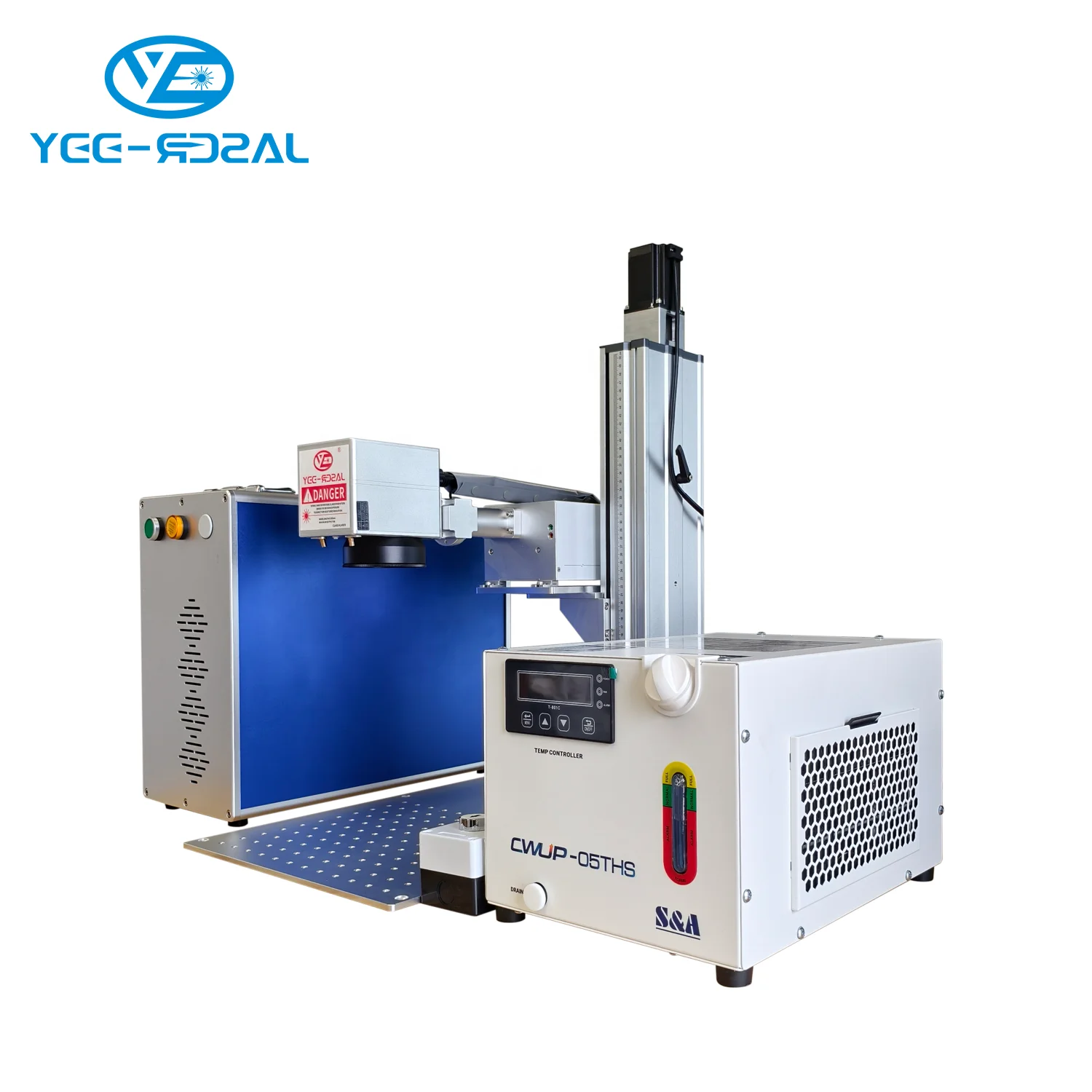 YEE- FMUV 5W UV   Engraver High-Accuracy Mark Code Wine Wooden Stave Box Inner Lid Cold Process Packaging AI/DXF