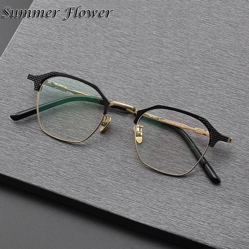 

Pure Titanium Glasses Frame for Prescription Lenses Recipe Glasses Light Weight Full Rimmed Eyeglasses Women