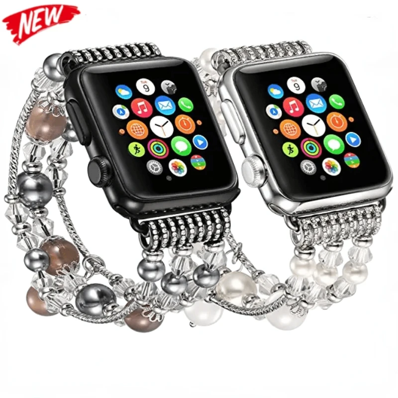 

Handmade Fashion Wristband For Apple Watch Band 10 9 8 7 46mm 45mm 41mm Series 6 5 4 44mm 40mm For iwatch 3 42mm 38mm Bracelet