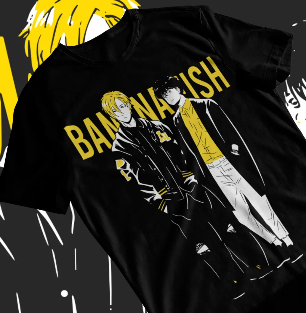 Banana Fish Ash Lynx Eiji Okumura Card Anime New Unisex Soft Tee