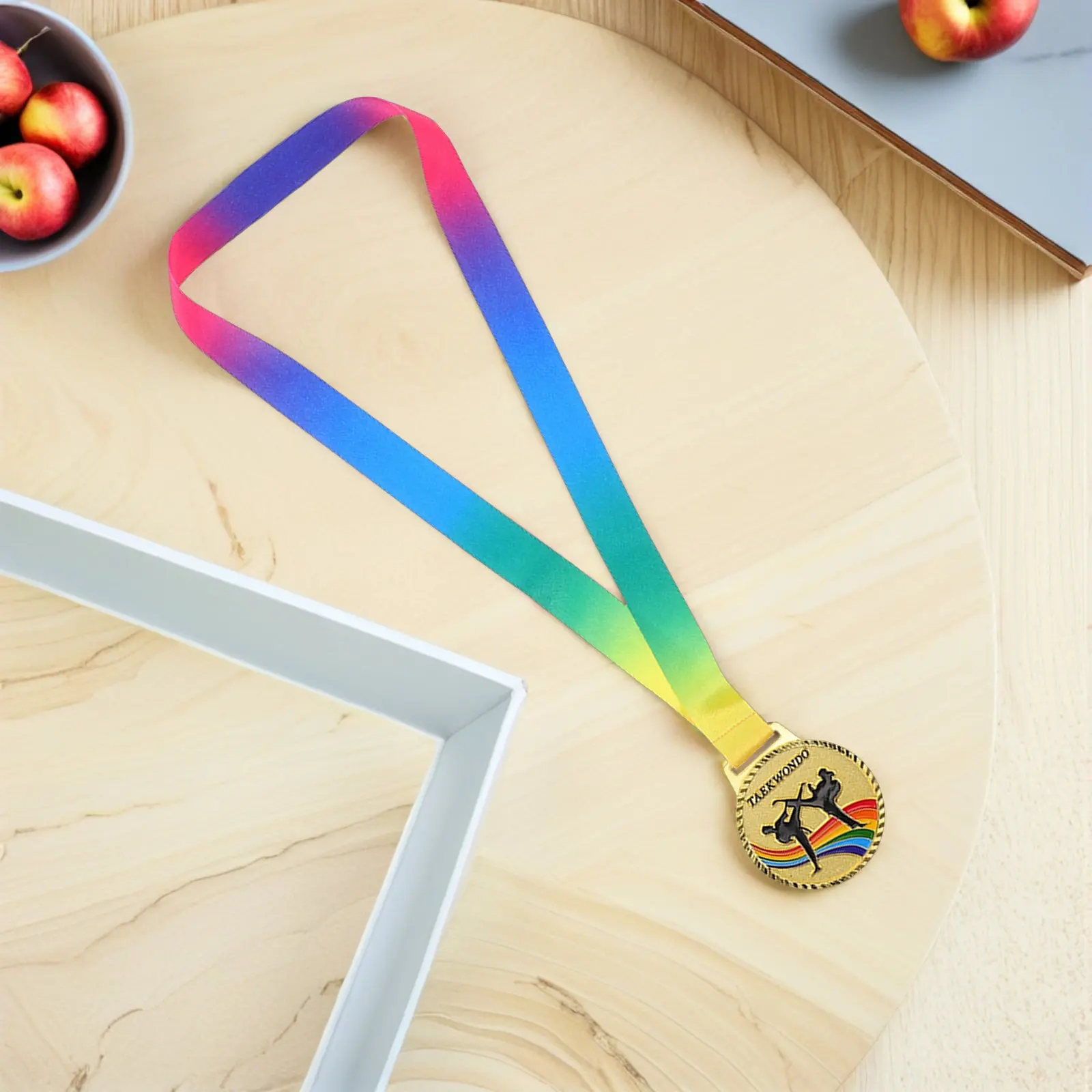 2-medalhas-de-campeao-de-taekwondo-trofeu-dourado-para-adultos-ideal-para-cerimonias-de-artes-marciais-festas-formaturas-e-como-lembranca-de-participacao
