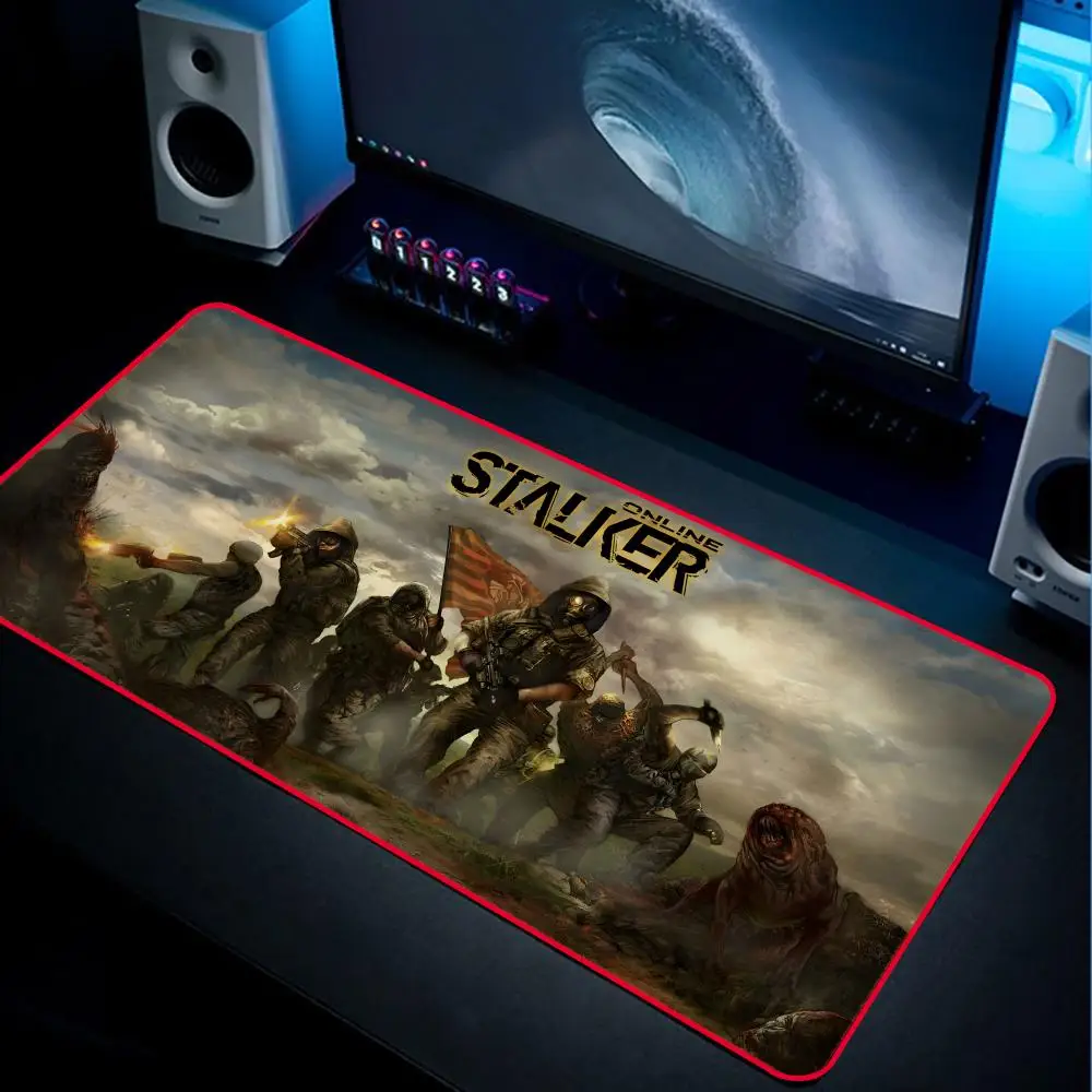 Cool News S-Stalker 2 Mouse Pad 90x40cm Colorful Lock Edge Pure Natural Rubber Desktop Mouse Pad Anti slip Large Mouse Pad